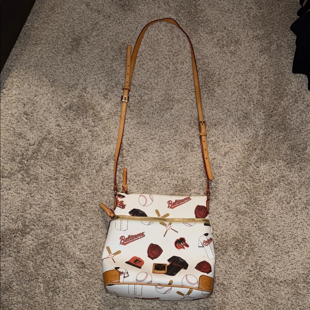 Baltimore Orioles Baseball Themed Crossbody Bag